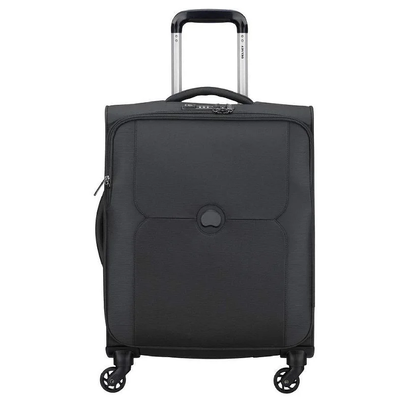 suitcase for long trips-Delsey Suitcase, Black (Noir)