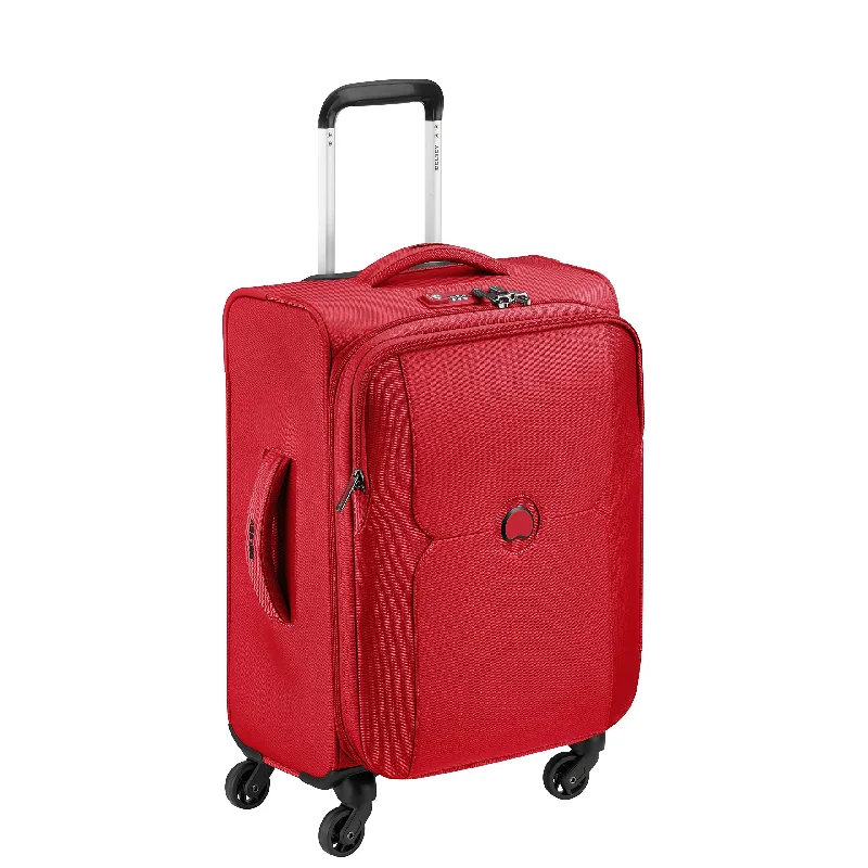 suitcase for advanced packing systems-Delsey Suitcase, Red (Rouge)