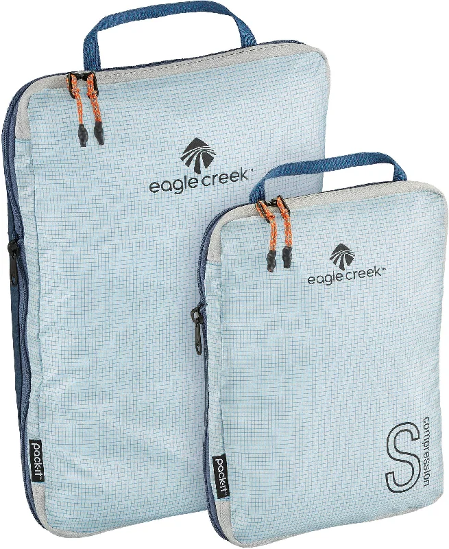 suitcase for well-rounded travel-Eagle Creek Pack-It Specter Tech Compression Cube Set S/M Indigo Blue One Size