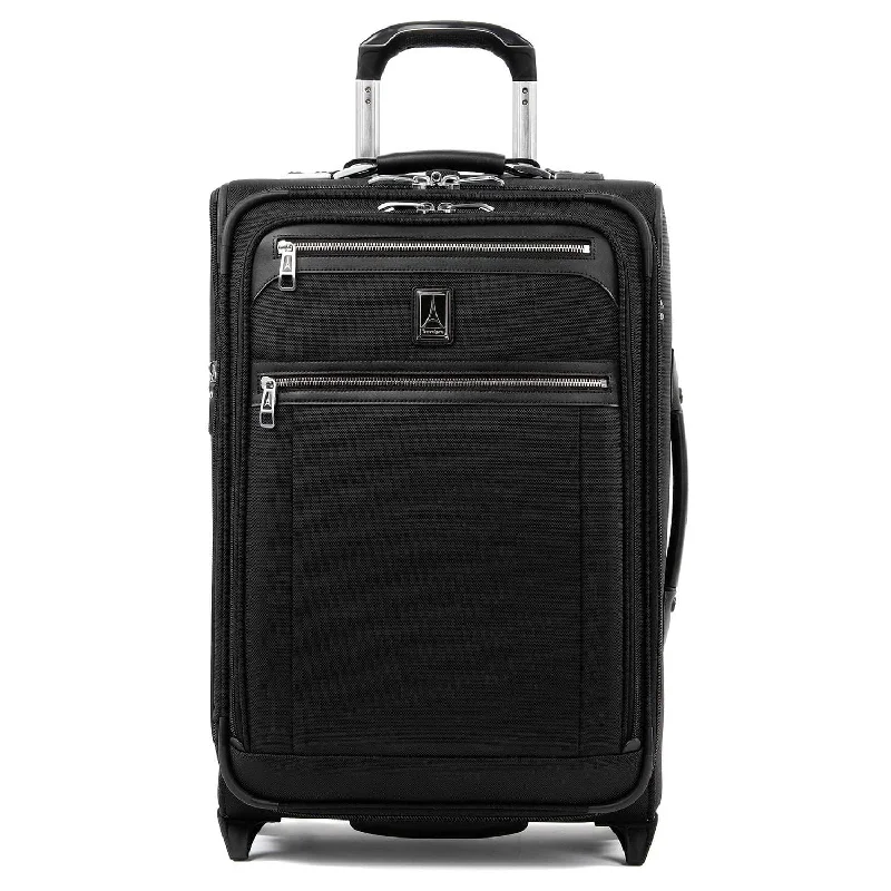 suitcase with all-terrain wheels-Travelpro Platinum® Elite Carry-On Softsided Expandable 2-Wheel Rollaboard® with Suiter- 4091822