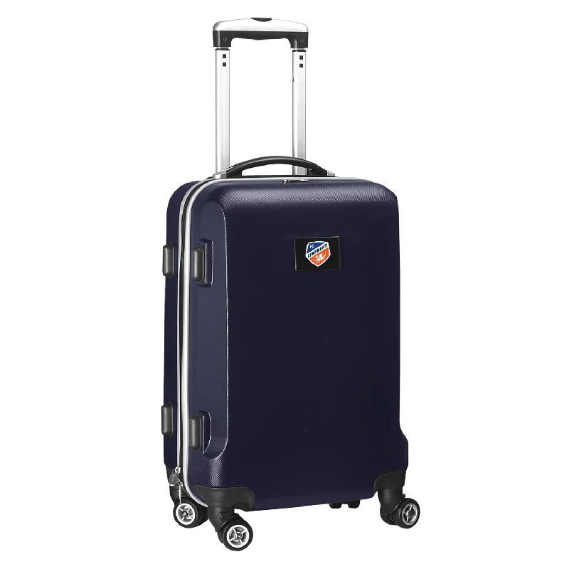 suitcase for long-term travel-FC Cincinnati 21" Carry-On Hardcase Spinner- Navy