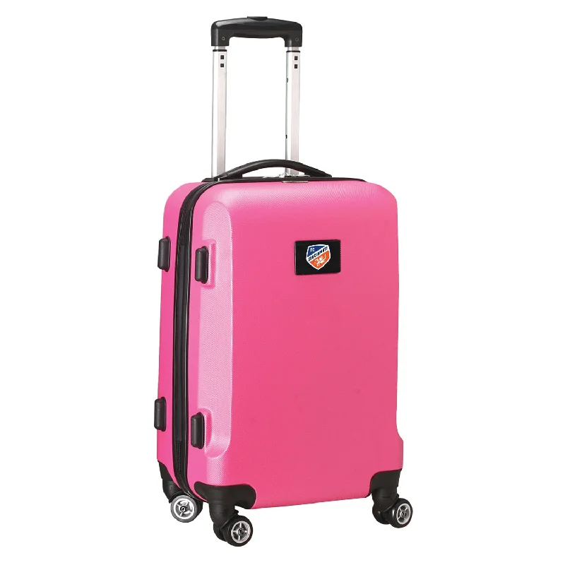 suitcase for ultimate packing experience-FC Cincinnati 21"Carry-On Hardcase Spinner- Pink