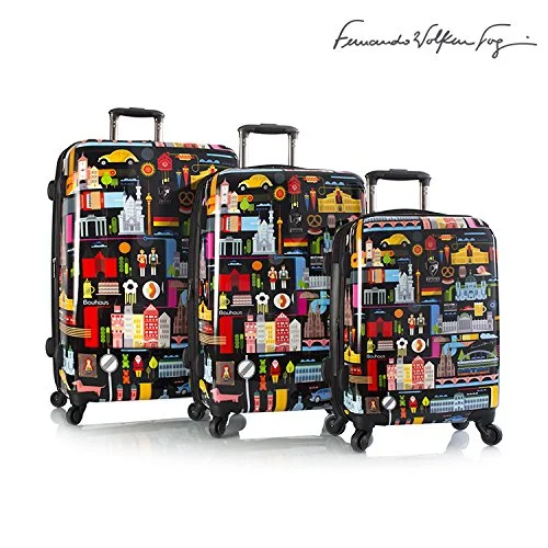 suitcase for short business trips-Fernando Fvt By Heys Favourite Germany Spinner 3 Piece Luggage Set 21",26",30"