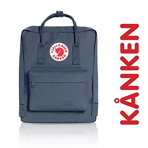 suitcase with heavy-duty zippers-Fjallraven - Kanken Classic Pack, Heritage And Responsibility Since 1960, One Size,Graphite