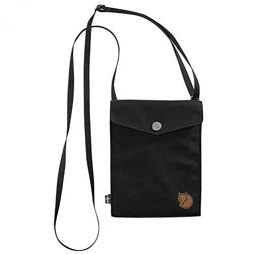 suitcase with lock and key-Fjallraven Pocket Bag, Black