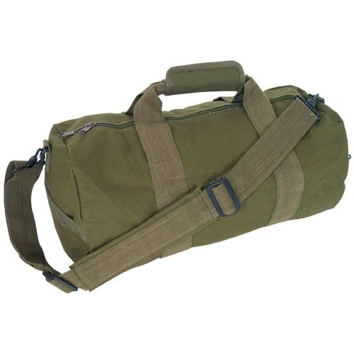 suitcase for eco-friendly travel-Fox Outdoor Products Canvas Roll Bag, Olive Drab, 12 X 24-Inch