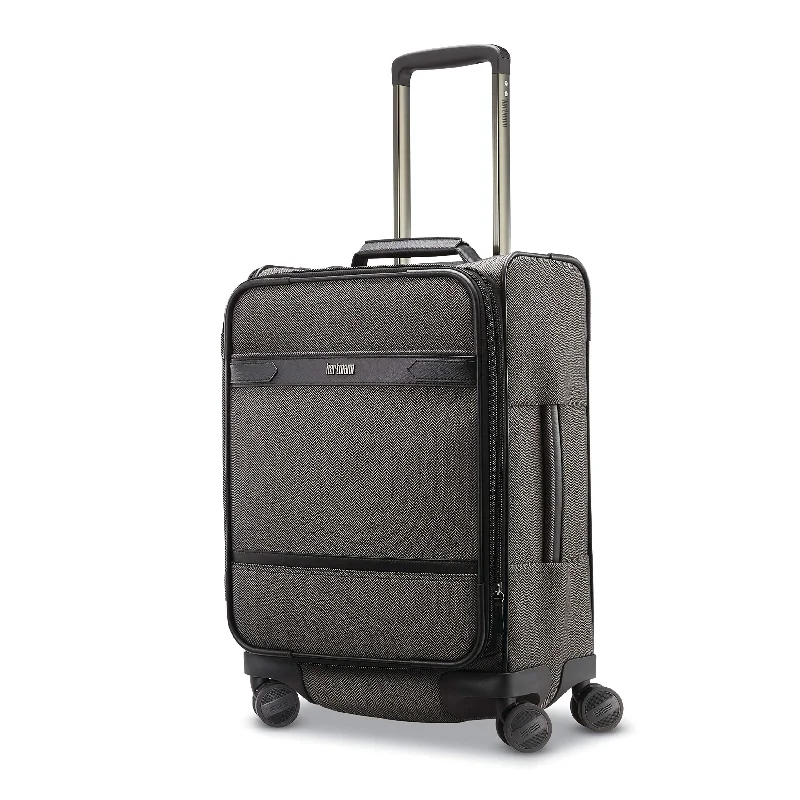 suitcase with stylish outer shell-Hartmann Carry-On, Black