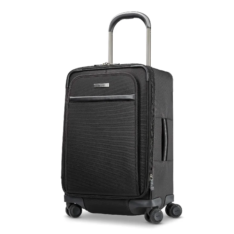 suitcase for daily commuter trips-Hartmann Global Carry-On, Deep Black