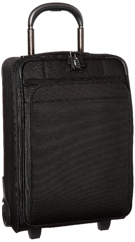 suitcase for family road trips-Hartmann Ratio Global Carry On Expandable Upright, True Black