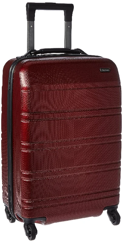 suitcase with extra travel essentials-Hartmann Vigor 2 Hardside Carry On, Garnet Red