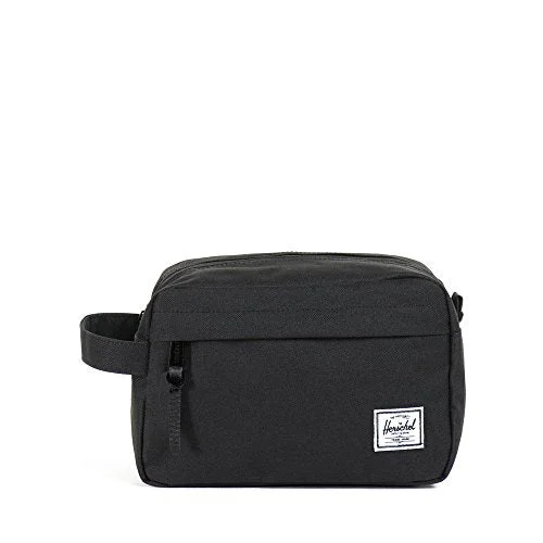 lightweight suitcase for easy lifting-Herschel Supply Co. Chapter Travel Kit,Black,One Size