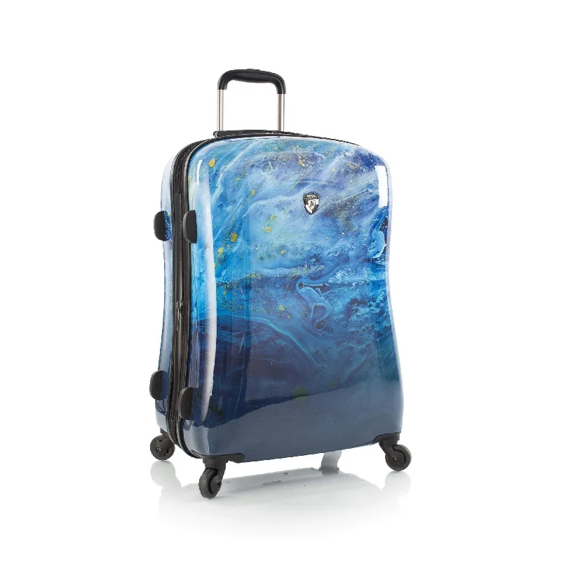 suitcase with integrated USB charger-Heys America Unisex Blue Agate 26" Spinner Multicolor One Size