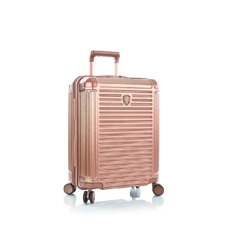 suitcase with extra internal compartments-Heys Edge 21" Hard Side Carry-on With Metal Corners