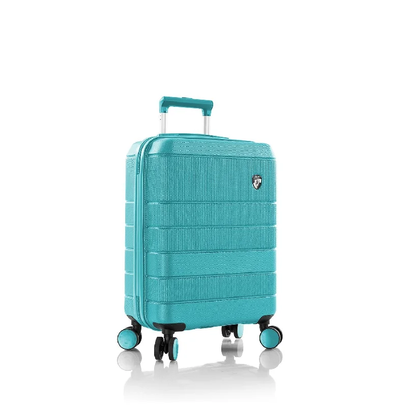 suitcase with lightweight construction-Heys Neo 21" Spinner Carry-on Aqua