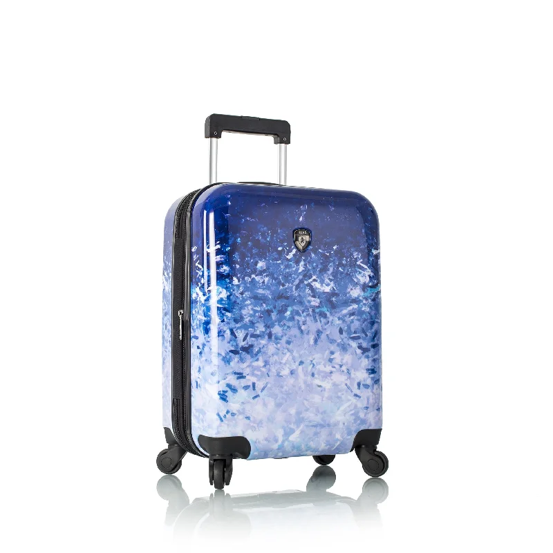 suitcase with easy-fold design for compact storage-Heys Ombre Blue Skies Fashion Spinner 21" Carry-on Spinner Luggage