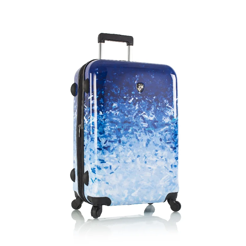 suitcase with smooth travel transitions-Heys Ombre Blue Skies Fashion Spinner 26" Spinner Luggage