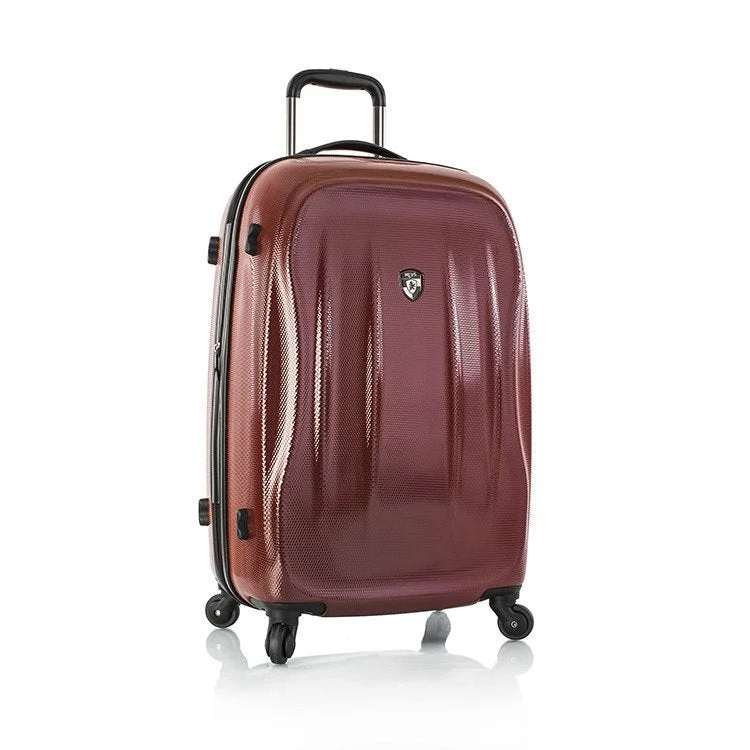 suitcase with compartments for cosmetics-Heys SuperLite 26" - Made From 100% PC