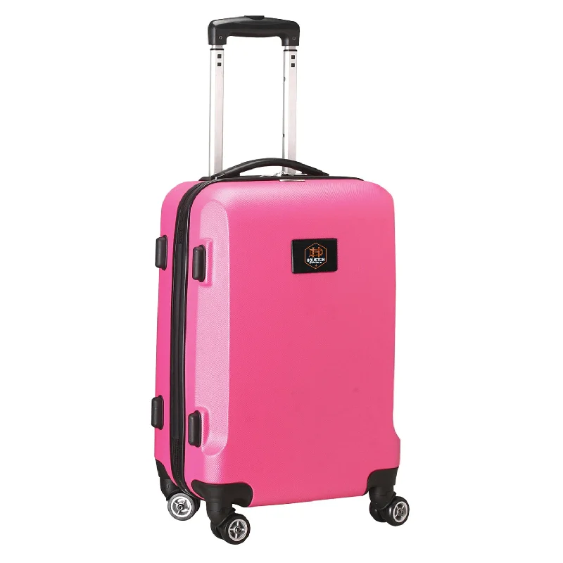 suitcase for convenient organization-Houston Dynamo FC 21"Carry-On Hardcase Spinner- Pink