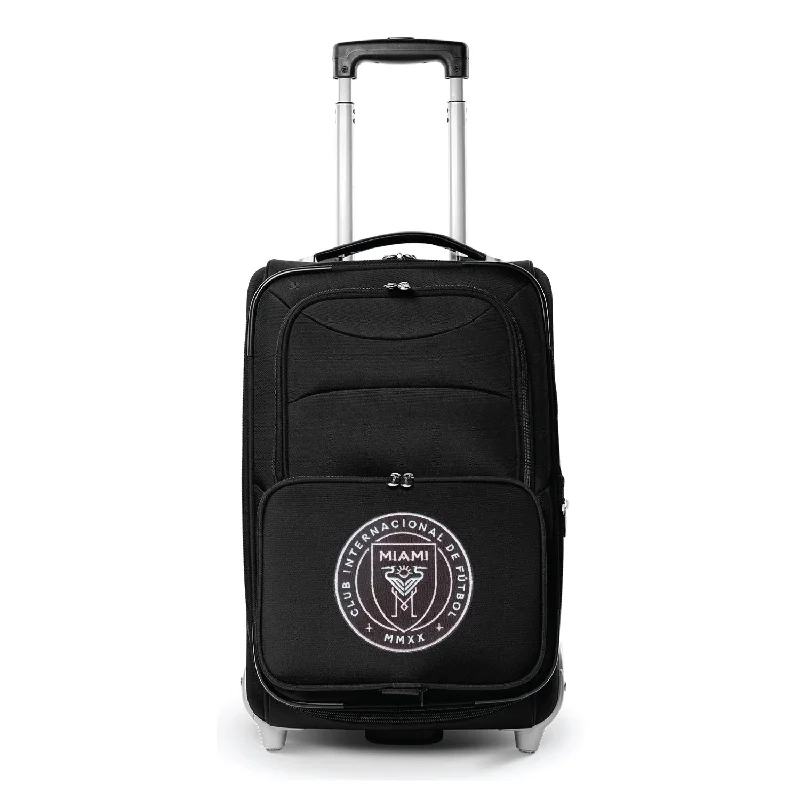 suitcase with built-in laundry compartments-Inter Miami CF 21" Rolling Carry-On Luggage