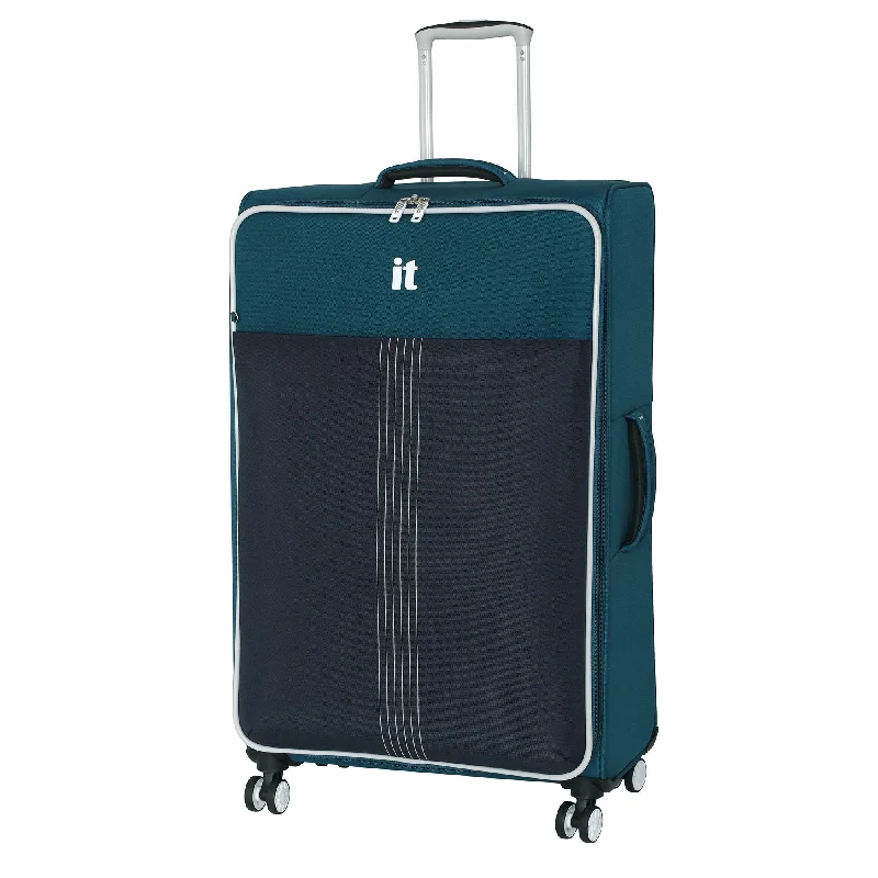 suitcase with a fashionable look-it luggage 31.3" Filament 8-Wheel Spinner, Louisiana Blues