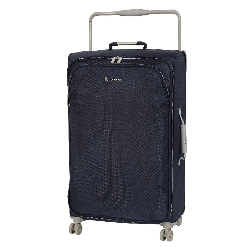 suitcase with lock and key-IT Luggage 31.5" World's Lightest 8 Wheel Spinner, Magnet With Cobblestone Trim