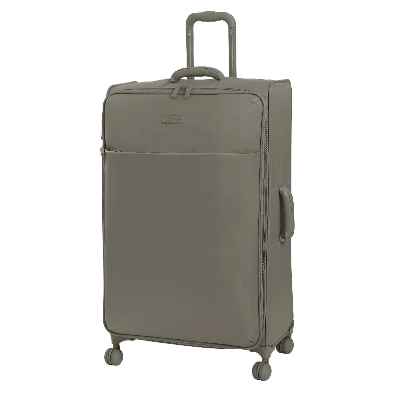 suitcase with ultra-smooth wheels-it luggage 32" Lustrous Softside Expandable Spinner, Cobblestone