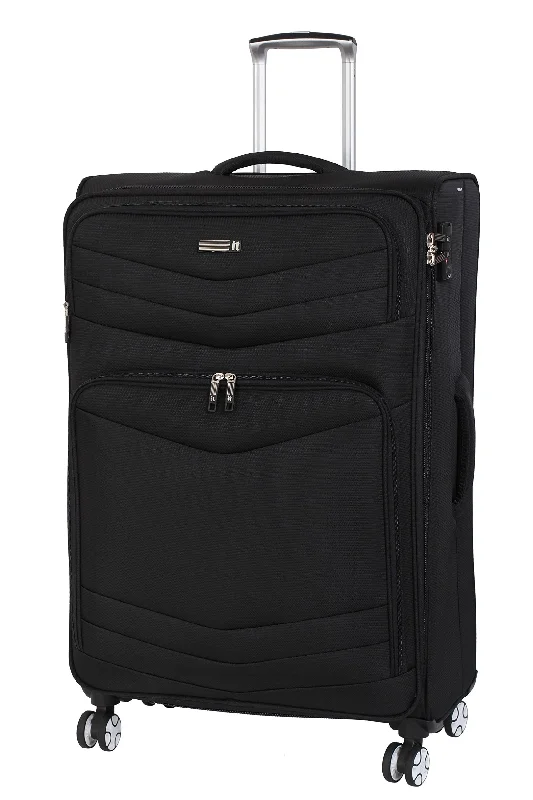 suitcase with internal dividers for easy organization-it luggage Intrepid 31.7" 8 Wheel Spinner, Black