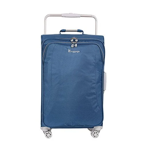 suitcase for hassle-free packing-It Luggage World'S Lightest 27.6" 8 Wheel Lightweight Spinner , Blue Ashes