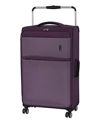 suitcase for efficient storage solutions-It Luggage World'S Lightest Debonair 31.5" 8-Wheel Spinner, Purple/White