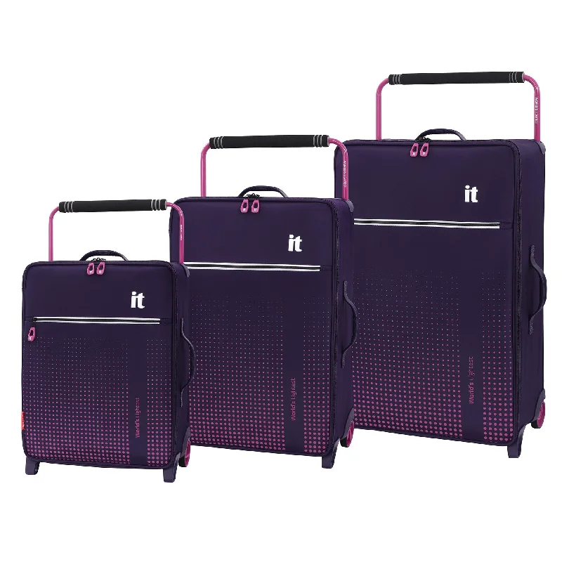 suitcase for hassle-free airport check-in-it luggage World's Lightest Vitalize 2-Wheel, Gothic Grape