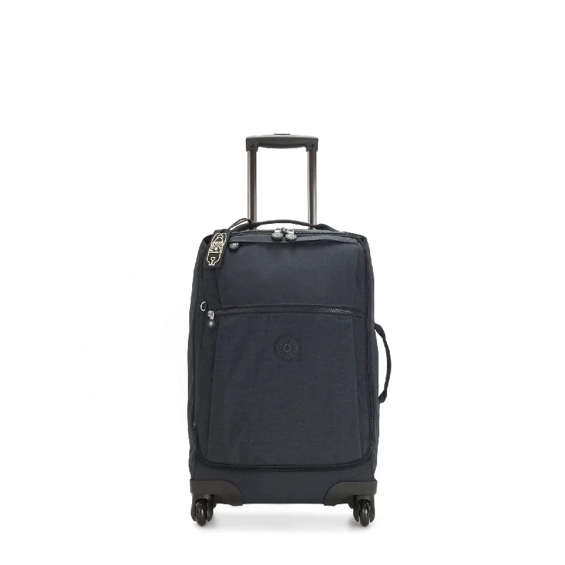 suitcase for storing business attire-Kipling Unisex-Adult's Darcey Carry-On Wheeled Luggage, BLUE bleu