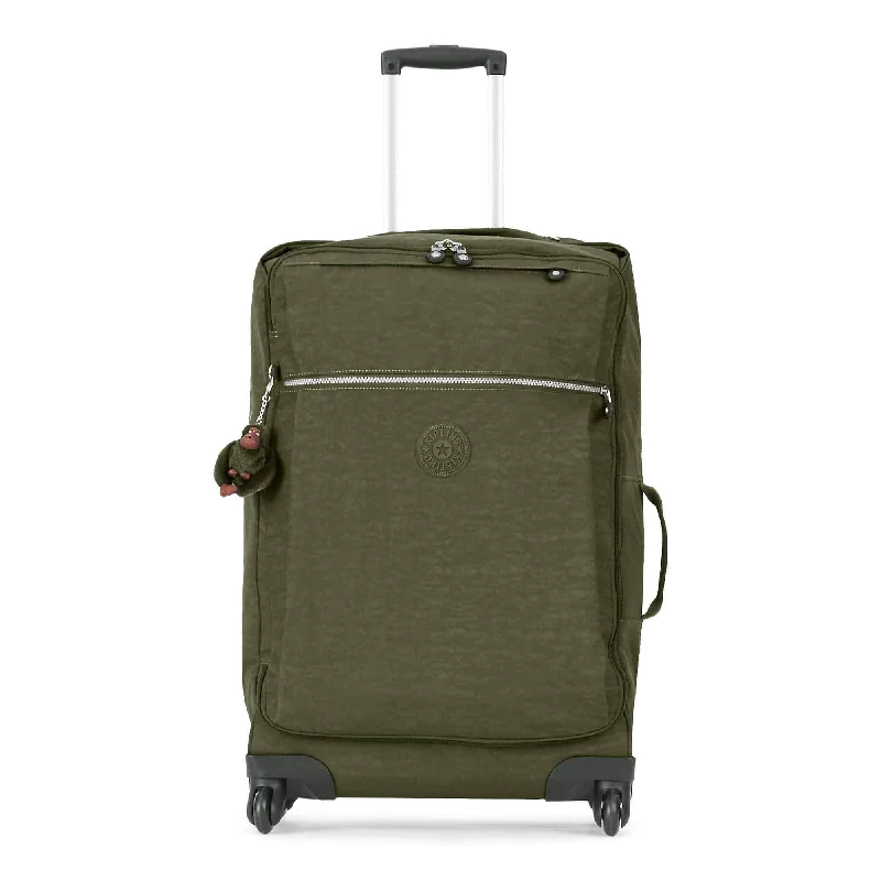 suitcase with unique functional design-Kipling Unisex-Adult's Darcey Medium Wheeled Luggage, Jaded Green