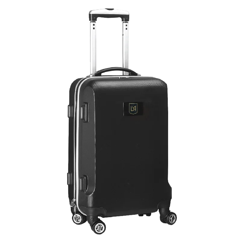 lightweight suitcase for easy lifting-Los Angeles FC 21"Carry-On Hardcase Spinner- Black