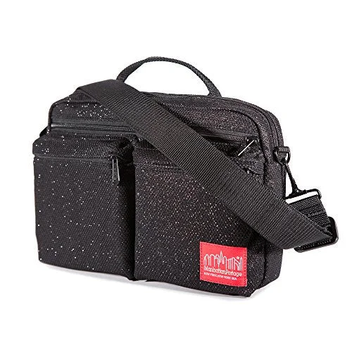 suitcase with combination lock-Manhattan Portage Midnight Albany Shoulder Bag, Black