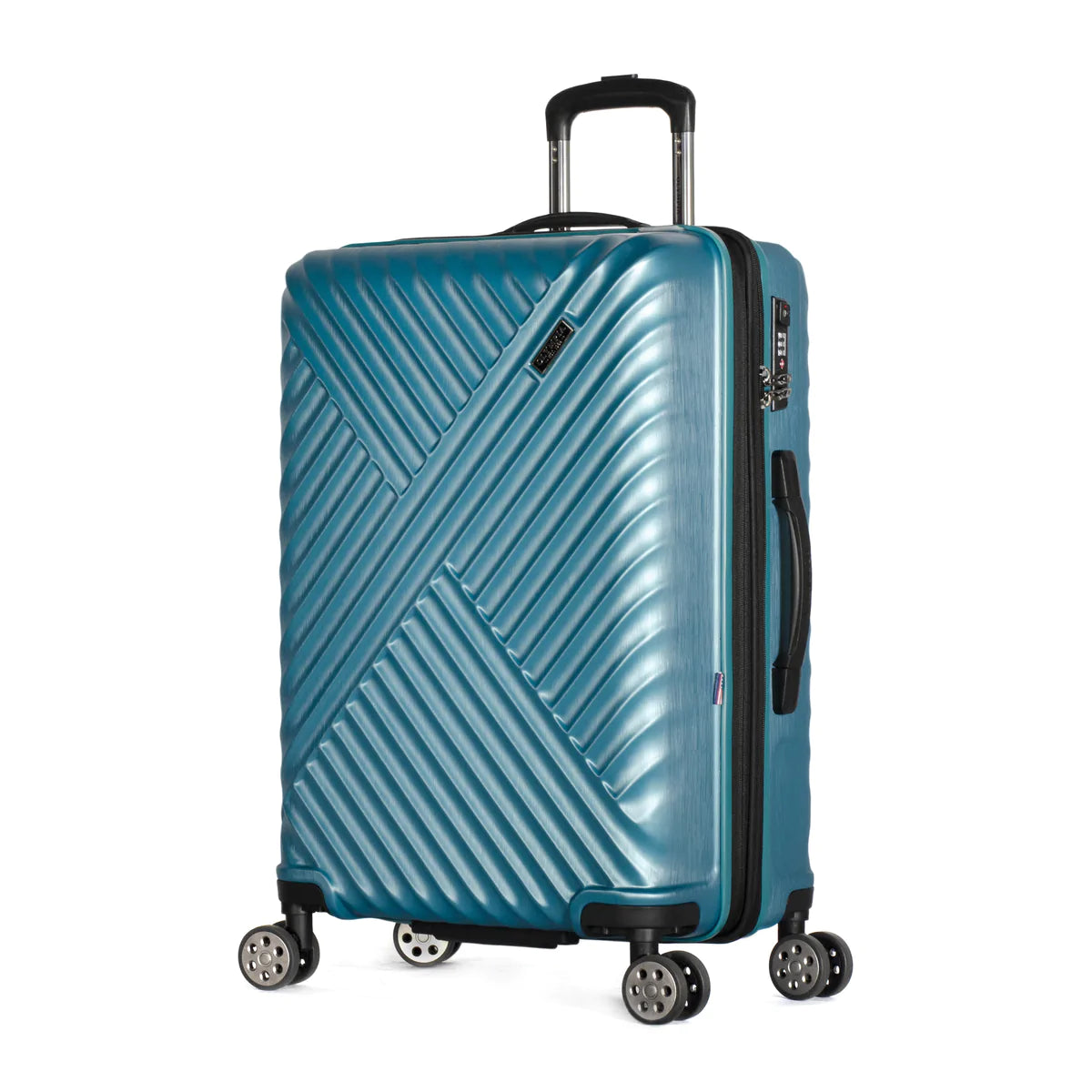 suitcase for convenient packing-On Sale - Olympia Matrix 25" Hardside Medium Spinner