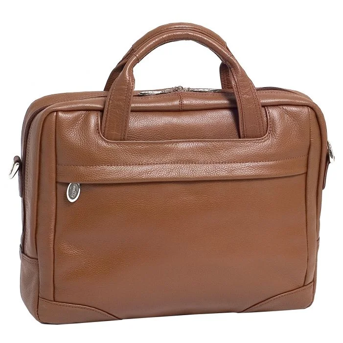 briefcase with shoulder strap for comfort -McKlein USABRIDGEPORT