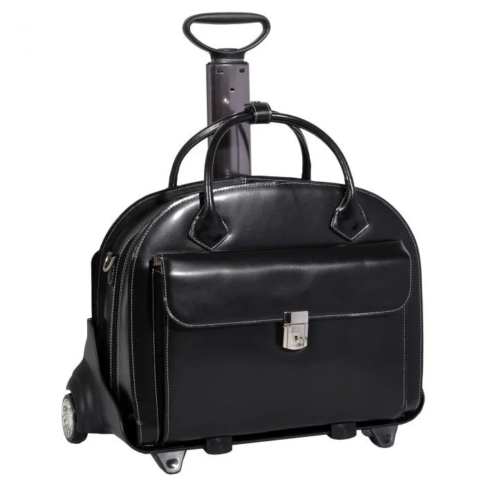 premium business briefcase with room for tablets and smartphones -McKlein USAGLEN ELLYN