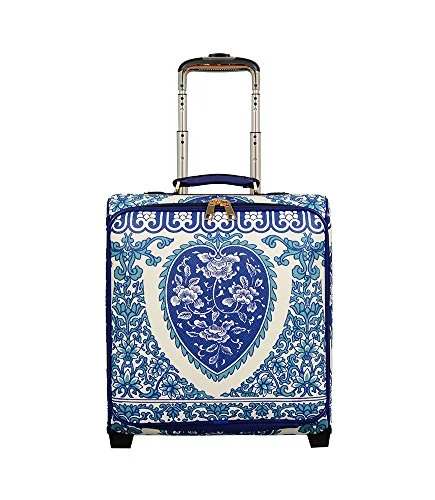 suitcase for short weekend travel-Mellow World Porcelain Hb17308, Blue