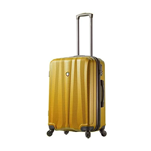 suitcase for active travelers-Mia Toro Italy Pozzi Hardside 24" Spinner, Orange