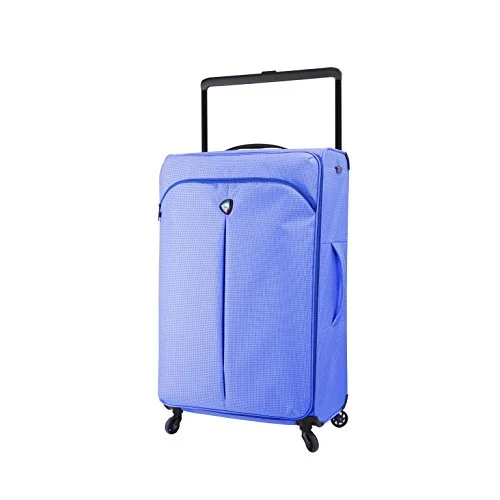 suitcase for carrying sports equipment-Mia Toro M1128-28In-Blu Italy Kitelite Nimbo Hardside 28 Inch Spinner, Blue