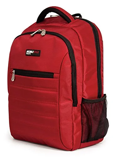 suitcase with maximum storage options-Mobile Edge - Smartpack - 16"/17" Mac - Crimson Red