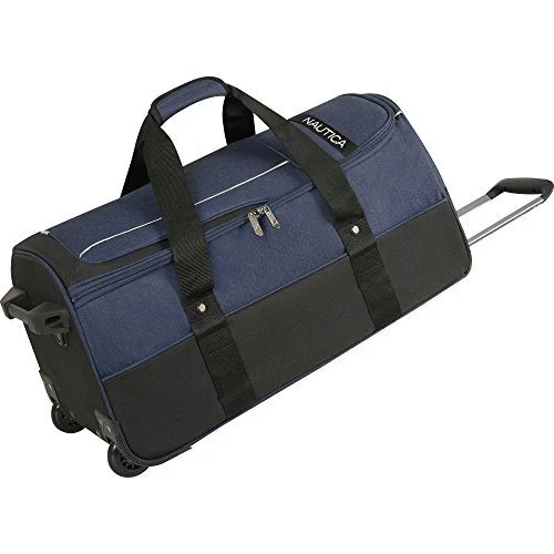 suitcase for urban exploration-Nautica Naval Yard 24 Inch Wheeled Duffle