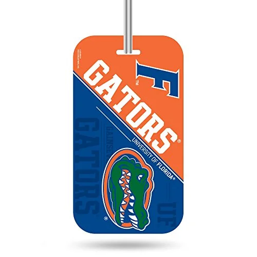 suitcase for ultimate packing experience-Ncaa Florida Gators  Crystal View Team Luggage Tag, Orange, Blue, 7.5-Inches By 3-Inches By