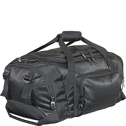 suitcase for luxury travel experiences-Netpack 19" Casual Use Gear Bag (Black)