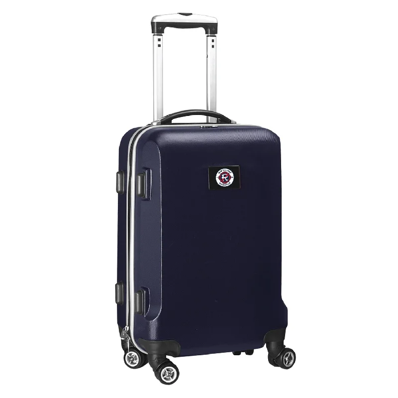 suitcase for urban lifestyle travel-New England Revolution 21" Carry-On Hardcase Spinner- Navy