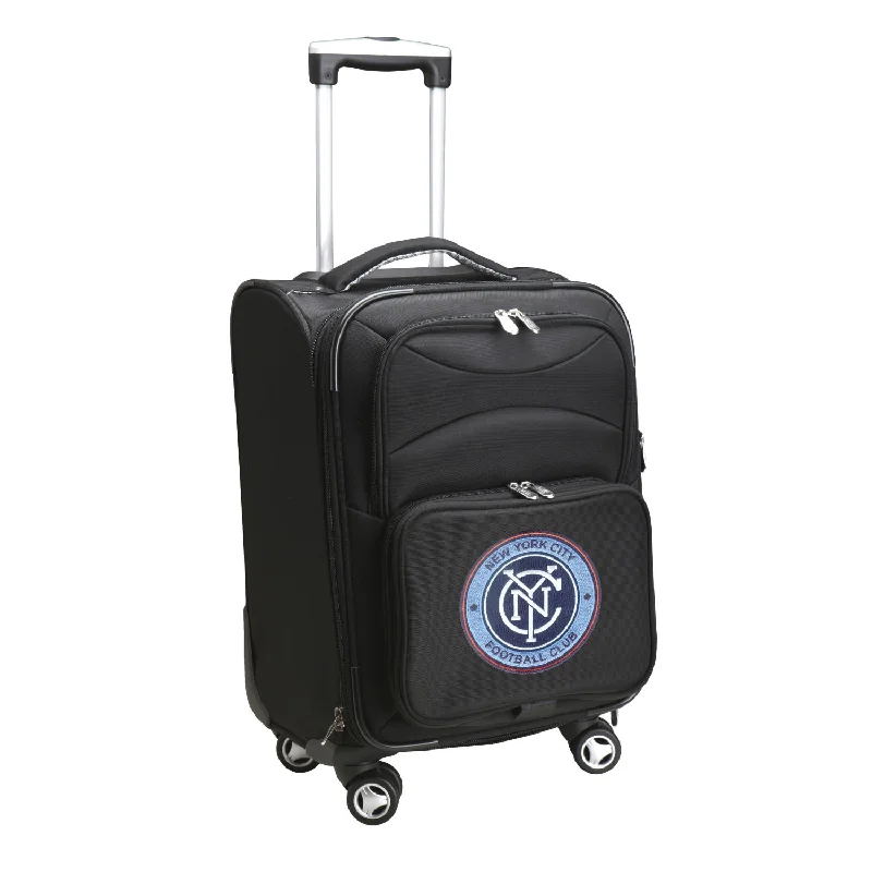 suitcase for business casual trips-New York City FC  21" Carry-On Spinner Luggage