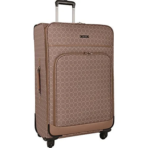 suitcase with storage for shoes-Ninewest Women'S Allea 24 In Expandable Spinner, Taupe