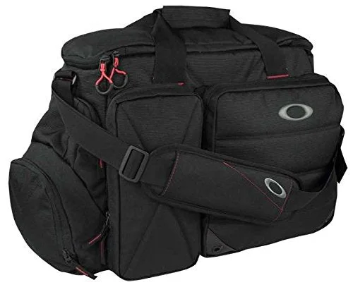 suitcase with high-security features-Oakley Breach Range Bag Black One Size