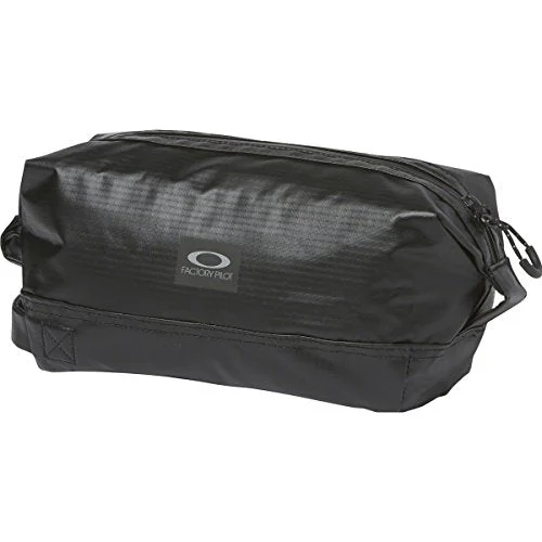 suitcase for lightweight packing-Oakley Men'S Fp Dopp Kit Accessory, -Blackout, N/A