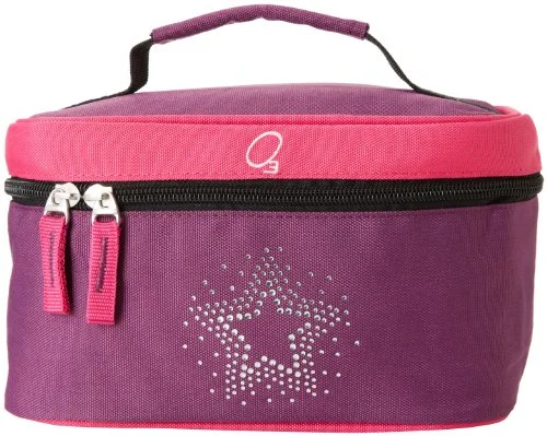 suitcase for winter holidays-Obersee Kids Toiletry And Accessory Bag, Bling Rhinestone Star